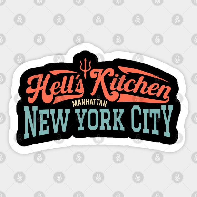 New York Hell´s Kitchen  - Hell´s Kitchen  - Hell´s Kitchen  Manhattan Sticker by Boogosh
